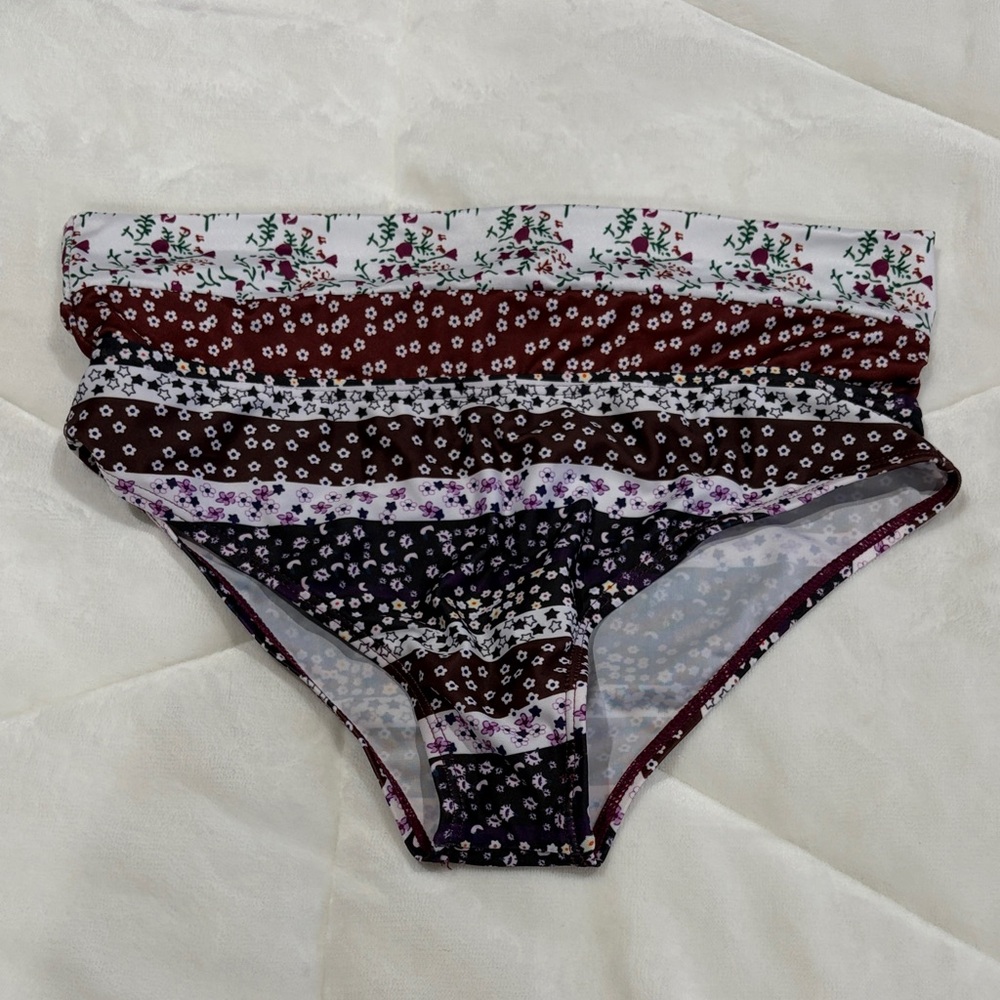 Floral Patterned Bikini Bottom
